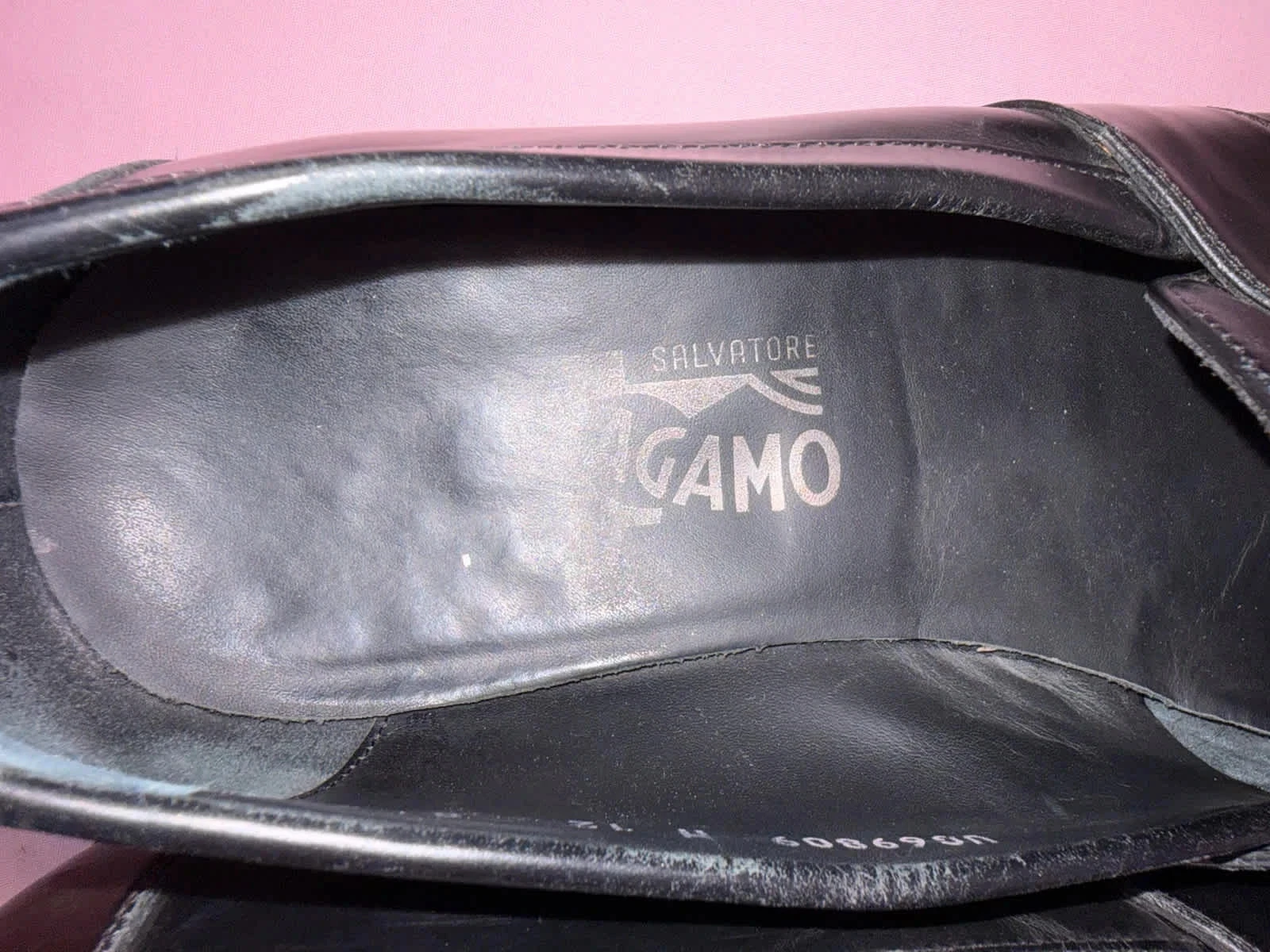 Salvatore Ferragamo heren mocassins met zwart leer en pompoenen, maat 45 – photo 4